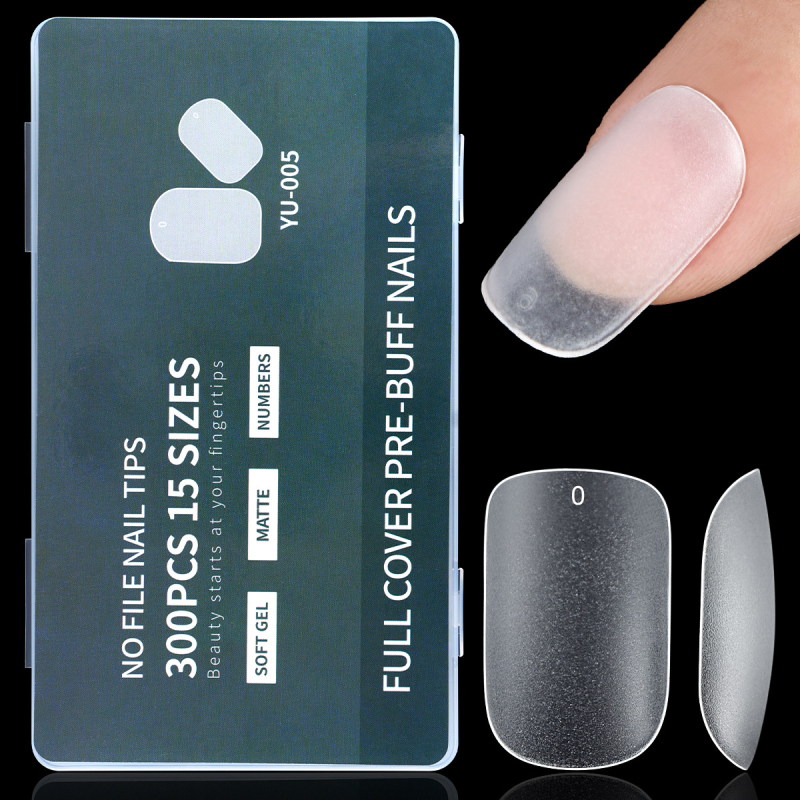 Amazoni ülilühikesed jäätunud maniküüri küüned, üliõhukesed jäljendita veepiisakujulised mandlikujulised graveeringuta kunstküüned