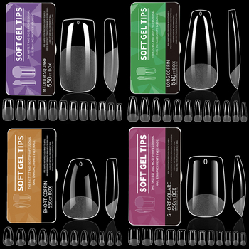 Kuummüügis maniküüriga kantavad küüned mandlikujulised poolmattküüned läbipaistvad kunstküüned fototeraapia pikendused 550 tk