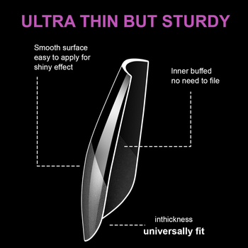 Kuummüügis maniküüriga kantavad küüned mandlikujulised poolmattküüned läbipaistvad kunstküüned fototeraapia pikendused 550 tk