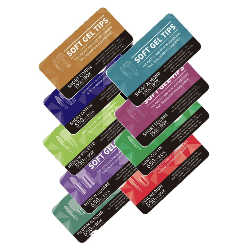 Kuummüügis maniküüriga kantavad küüned mandlikujulised poolmattküüned läbipaistvad kunstküüned fototeraapia pikendused 550 tk