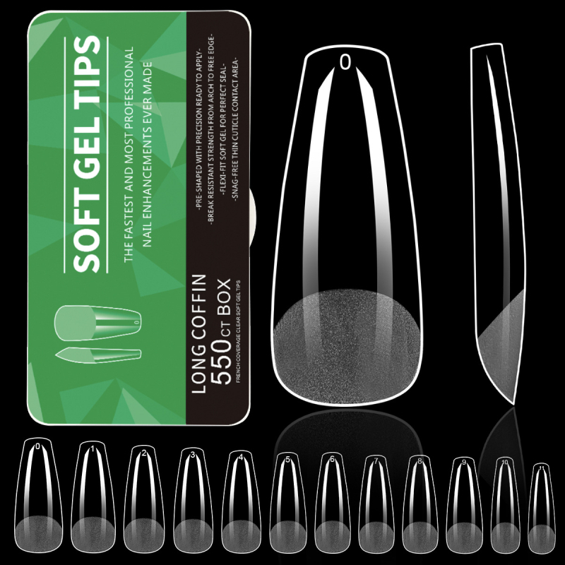 Kuummüügis maniküüriga kantavad küüned mandlikujulised poolmattküüned läbipaistvad kunstküüned fototeraapia pikendused 550 tk