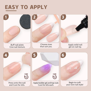 Piiriülene küünekunsti kaste Prantsuse jäljeta kaste Eemaldatav küünekunst Prantsuse kaste Küünekunsti kunstküünepasta