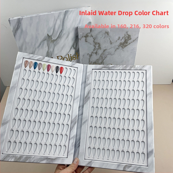 Piiriülene kuummüügis maniküür marmorist värviplaat lihtne värvikaardi ekraan küünelakiliimi näidise näidisraamat