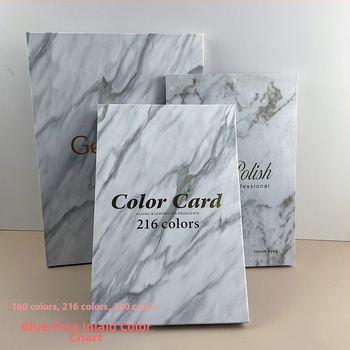 Piiriülene kuummüügis maniküür marmorist värviplaat lihtne värvikaardi ekraan küünelakiliimi näidise näidisraamat