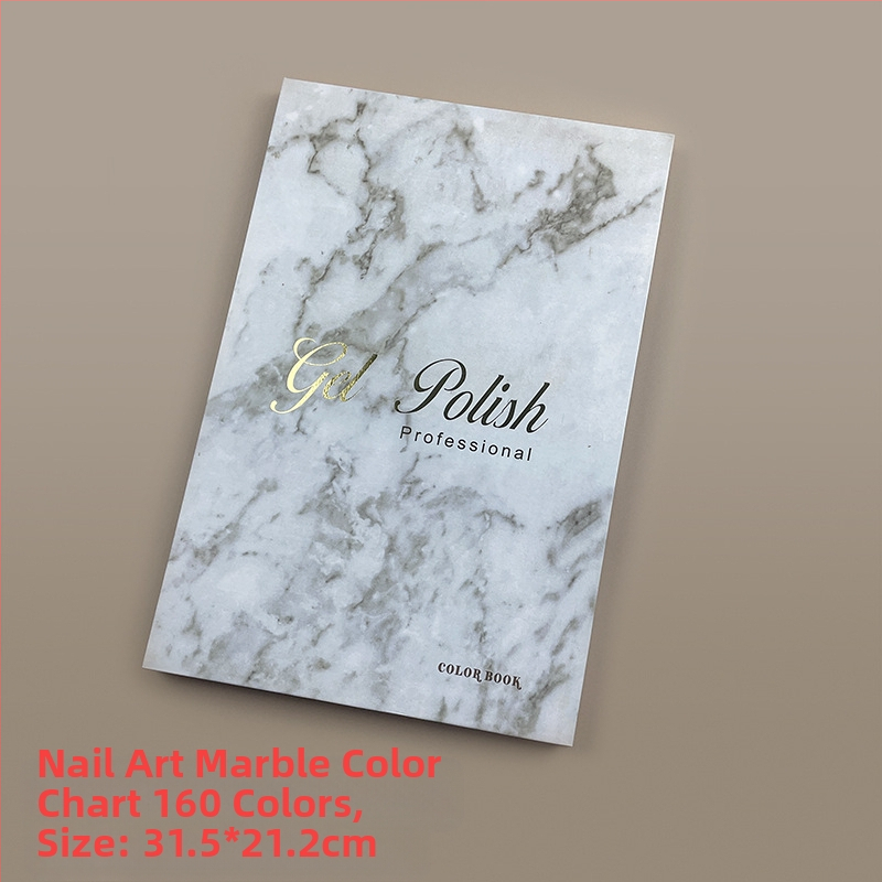 Piiriülene kuummüügis maniküür marmorist värviplaat lihtne värvikaardi ekraan küünelakiliimi näidise näidisraamat