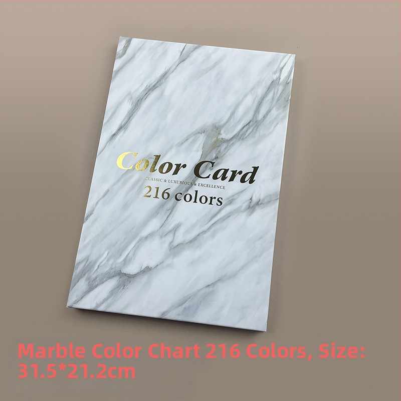 Piiriülene kuummüügis maniküür marmorist värviplaat lihtne värvikaardi ekraan küünelakiliimi näidise näidisraamat