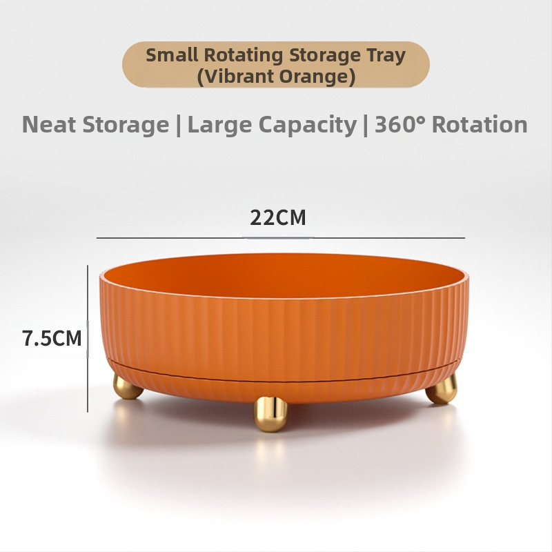 Pöörlev kosmeetika hoiukarp 360-kraadine nahahooldustoodete hoiuriiul Tualettlaua hoiualus Pöörlev hoiukarp