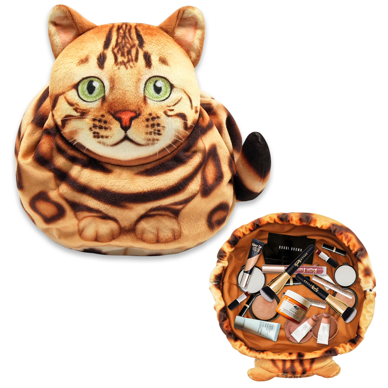 Jaapani Fenrich Dream Cat kosmeetikakott, reisikott, armas farmeri pingutusnööriga kott, suur mahutavus