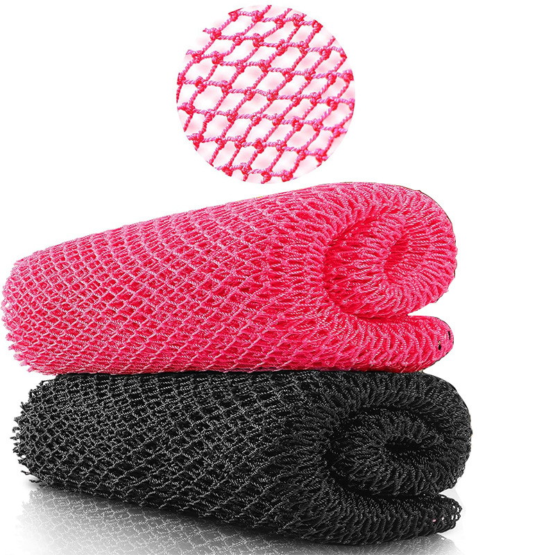 Kooriv vannikäsn, pikk riidest vannipesu, Aafrika võrgust koorija, pikk võrgust pesuvõrk, dušihari