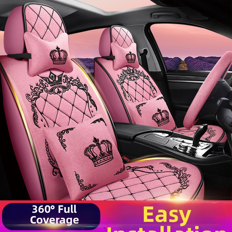 25 aastat uus linane Crown autoistmepadi nelja aastaaja universaalne istmekate piiriülene Amazoni originaaltehase hulgimüük