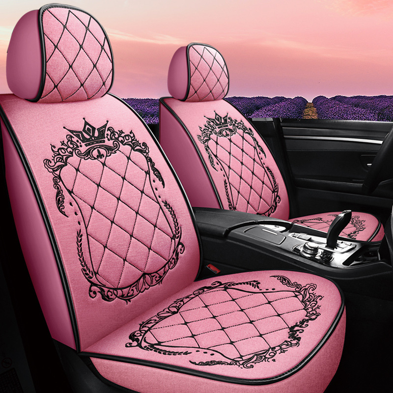 25 aastat uus linane Crown autoistmepadi nelja aastaaja universaalne istmekate piiriülene Amazoni originaaltehase hulgimüük