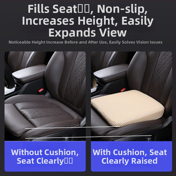 Aine 2-3 Õppeauto Kõrgendatud padi lühikese sõidu eksamiks Kõrgendatud padi lühikestele meestele Paksendatud autopadi väikestele meestele Treeningautopadi