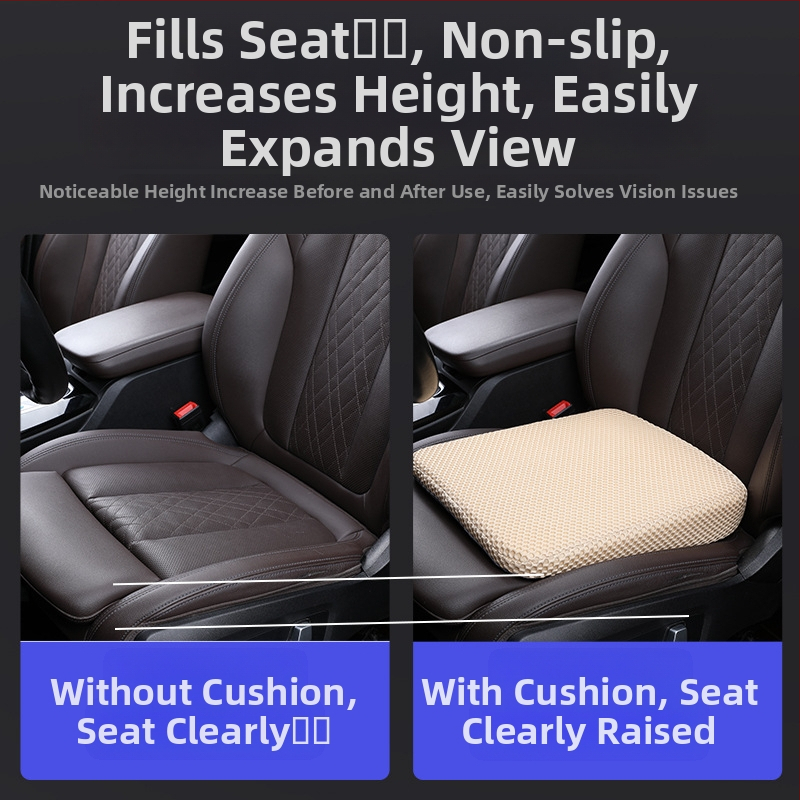 Предмет 2-3 Учебна кола Повдигната възглавница за къси шофьорски изпит Повдигната възглавница за ниски мъже Удебелена автомобилна възглавница за дребни мъже Учебна автомобилна възглавница