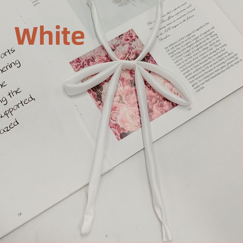 Laos hulgimüügis lipsuvaba köiest paelast ühevärviline lips Jaapani kolledži stiilis JK vormiriietus õhuke pika sangaga kikilips naistele