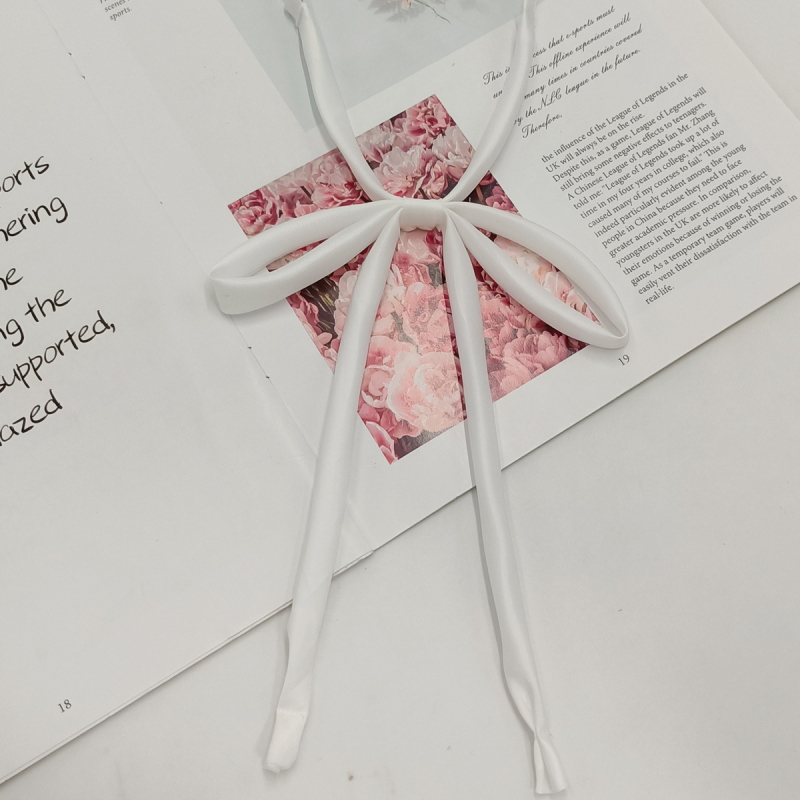 Laos hulgimüügis lipsuvaba köiest paelast ühevärviline lips Jaapani kolledži stiilis JK vormiriietus õhuke pika sangaga kikilips naistele