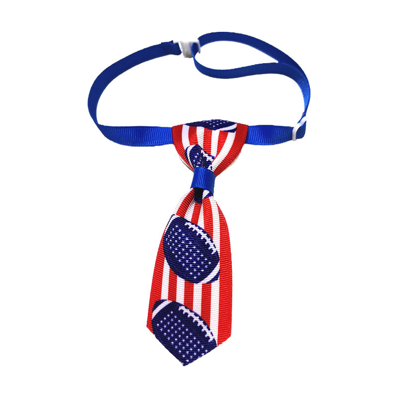 Uus iseseisvuspäev lemmikloomade lips kassi koera lemmikloomade lipsu aksessuaarid sobivad pikaajalise kauba lemmikloomade rõivaste tehasesse