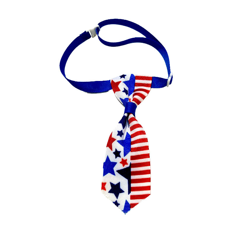 Uus iseseisvuspäev lemmikloomade lips kassi koera lemmikloomade lipsu aksessuaarid sobivad pikaajalise kauba lemmikloomade rõivaste tehasesse