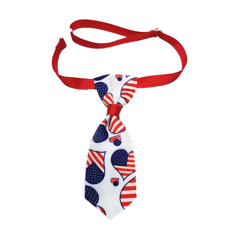 Uus iseseisvuspäev lemmikloomade lips kassi koera lemmikloomade lipsu aksessuaarid sobivad pikaajalise kauba lemmikloomade rõivaste tehasesse