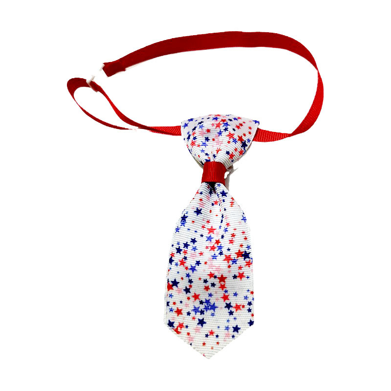 Uus iseseisvuspäev lemmikloomade lips kassi koera lemmikloomade lipsu aksessuaarid sobivad pikaajalise kauba lemmikloomade rõivaste tehasesse