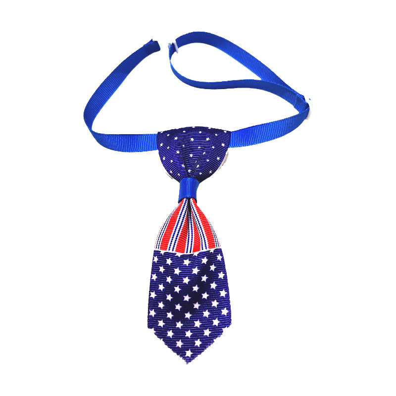 Uus iseseisvuspäev lemmikloomade lips kassi koera lemmikloomade lipsu aksessuaarid sobivad pikaajalise kauba lemmikloomade rõivaste tehasesse