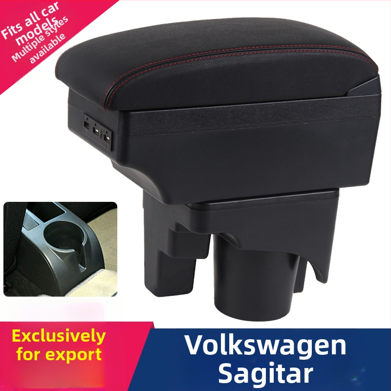 Подходящ за Volkswagen Sagitar 07-11, кутия за централен подлакътник, кутия за модификации и аксесоари за съхранение на стар Golf 6