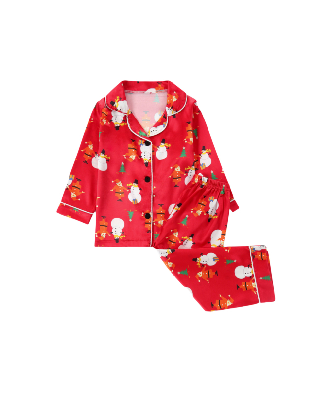 Uus 1615 leegiaeglustav jõulukoomiksimustriga trükitud koduriiete laste pikkade varrukatega pükste pidžaamade konditsioneeriga riidekomplekt