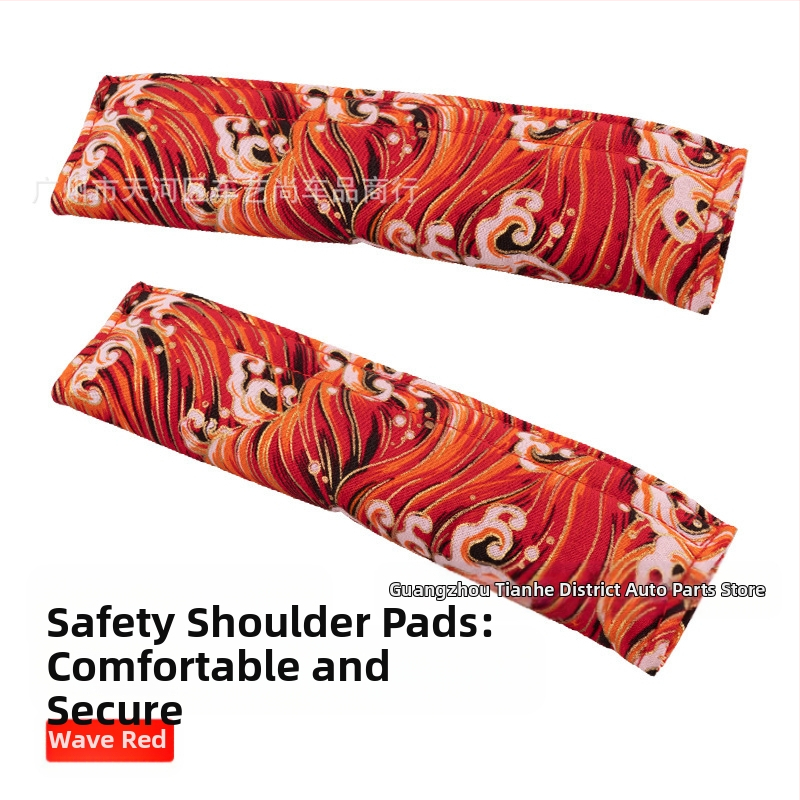 Auto õlakate Jaapani ja tuuliku turvavöö kaitsekate Auto kaitsekate Turvavöö katte kaunistus