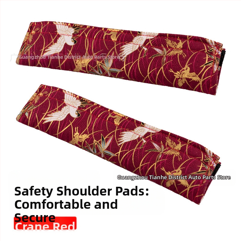 Auto õlakate Jaapani ja tuuliku turvavöö kaitsekate Auto kaitsekate Turvavöö katte kaunistus