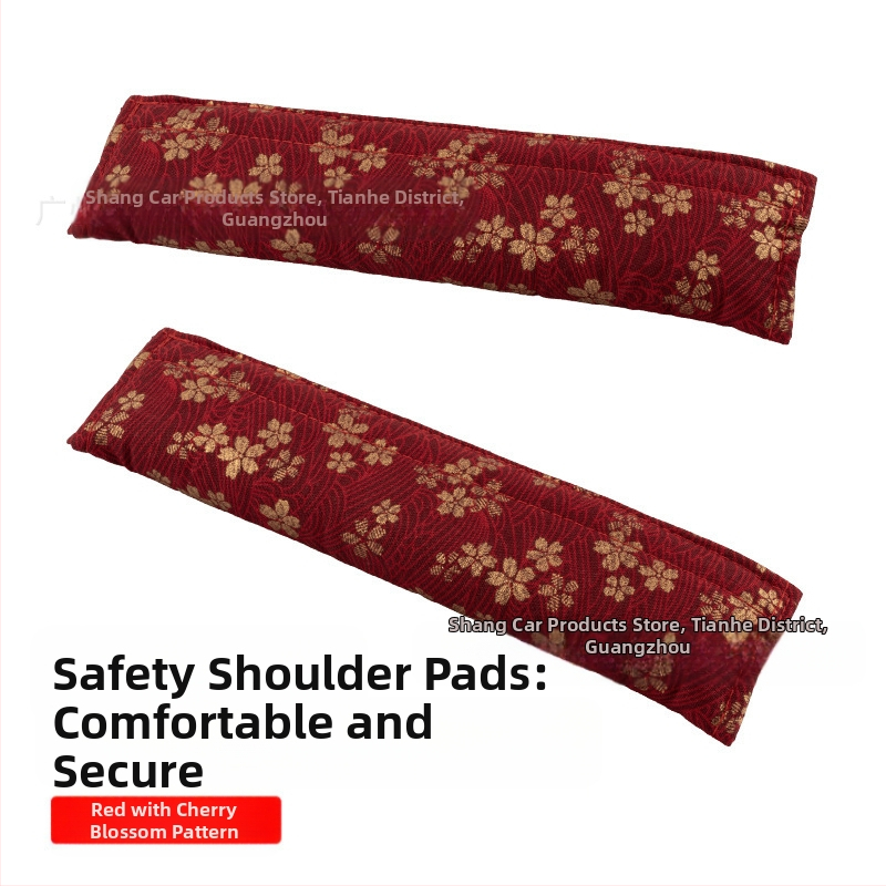 Auto õlakate Jaapani ja tuuliku turvavöö kaitsekate Auto kaitsekate Turvavöö katte kaunistus