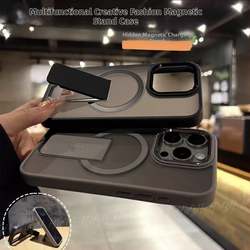 Sobib Apple 17 Pro Max Skin-Feel magnetilisele telefoniümbrisele, iPhone 16 lauaarvuti nähtamatule alusele, Samsung Pivot ümbrisele