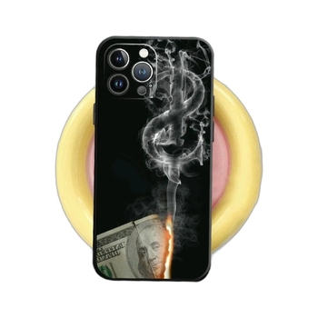 Sobib iPhone15 väliskaubanduse müntide tule-suitsu mobiiltelefoni ümbrisele