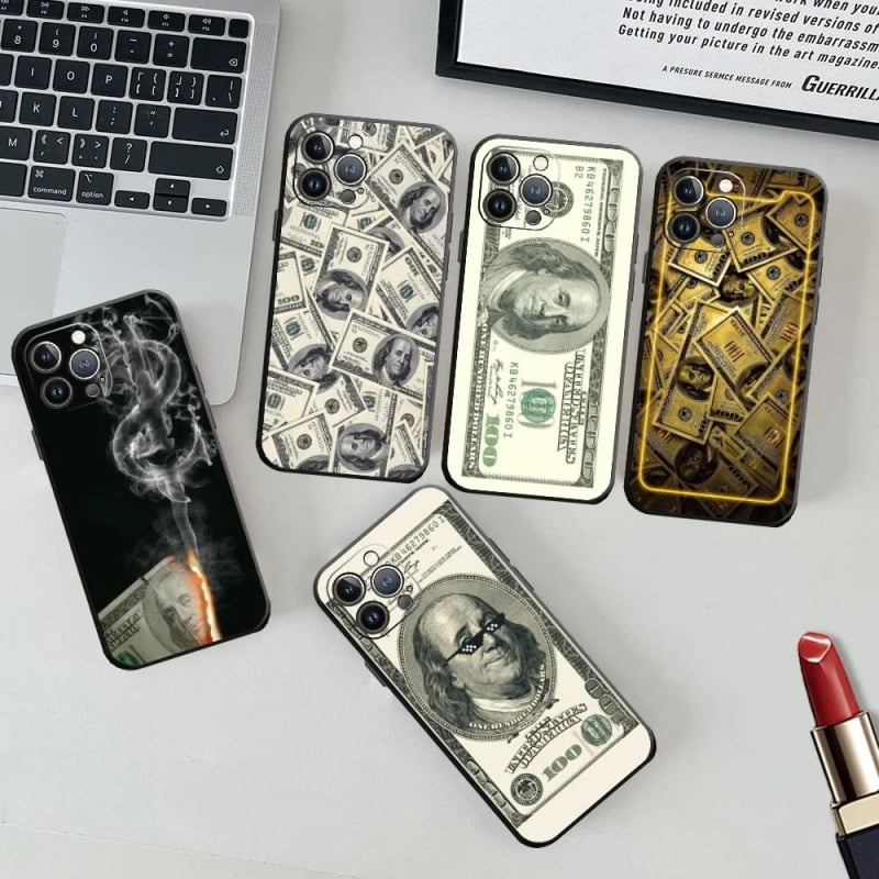 Piemērots iPhone15 ārējās tirdzniecības monētu uguns dūmu mobilā tālruņa maciņam