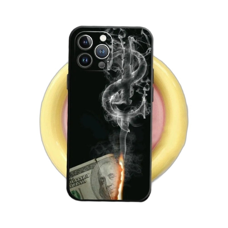 Sobib iPhone15 väliskaubanduse müntide tule-suitsu mobiiltelefoni ümbrisele