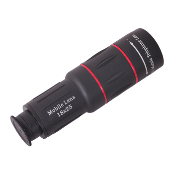 Tootja varustab mobiiltelefoni teleobjektiivi 18X monokulaarset universaalset teleobjektiivi kontsertidele, kaasaskantavat teleskoopi fotograafiaks