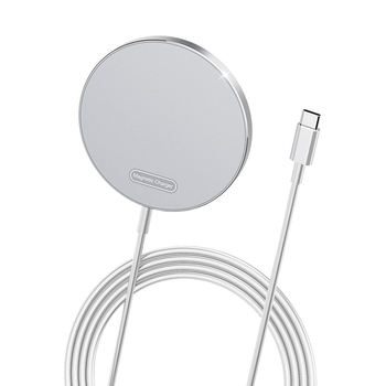 Piiriülene juhtmevaba laadija magnetilise imemiskinnitusega Magsafe 15W kiirlaadimine sobib alumiiniumsulamist kestaga mobiiltelefonidele ja kelladele juhtmevaba laadimine