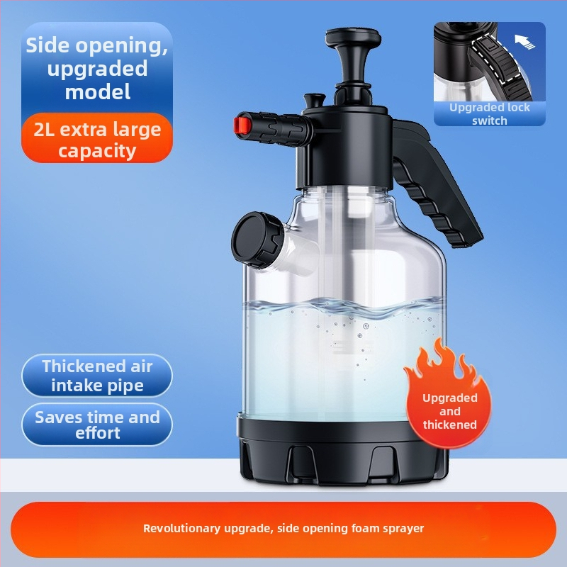 Elektrilise autopesu spetsiaalne vahuga kastekann Juhtmevaba laadimisega pneumaatiline kastekann pihustab kastmist aianduspihustit