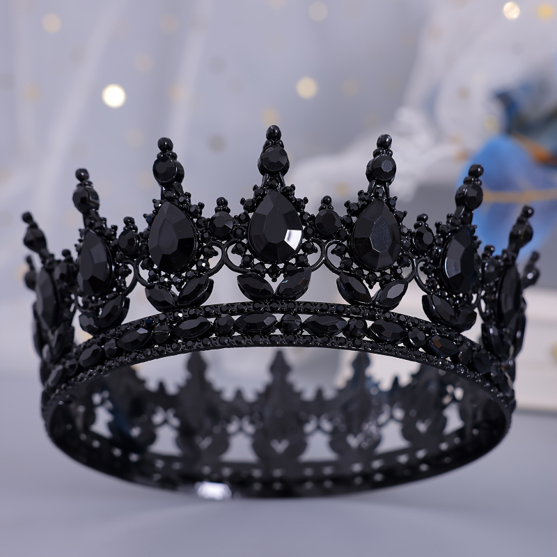Euroopa ja Ameerika pruudi tiaara kroonloori ülikond Luksuslikud pulmaehted Tipptasemel kaelakee kõrvarõngad Rhinestone aksessuaarid