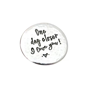 Sõltumatu jaama uus roostevabast terasest taskužetoon loomingulise isiksuse roostevabast terasest otsuse õnneliku mündi kirjaga kingitus