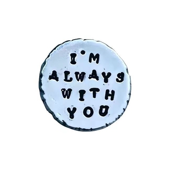 Sõltumatu jaama uus roostevabast terasest taskužetoon loomingulise isiksuse roostevabast terasest otsuse õnneliku mündi kirjaga kingitus