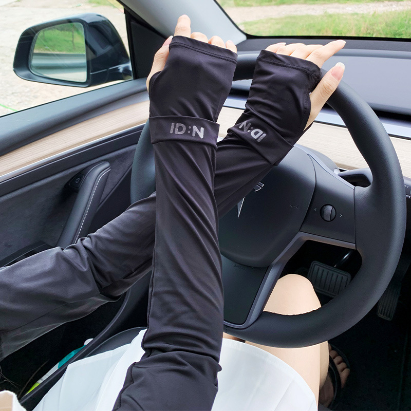 Suvised jääsiidist varrukad meestele 2024. aasta päikesekaitsega jäävarrukad, UV-vastased käekaitsed, hingavad päikesevarjud