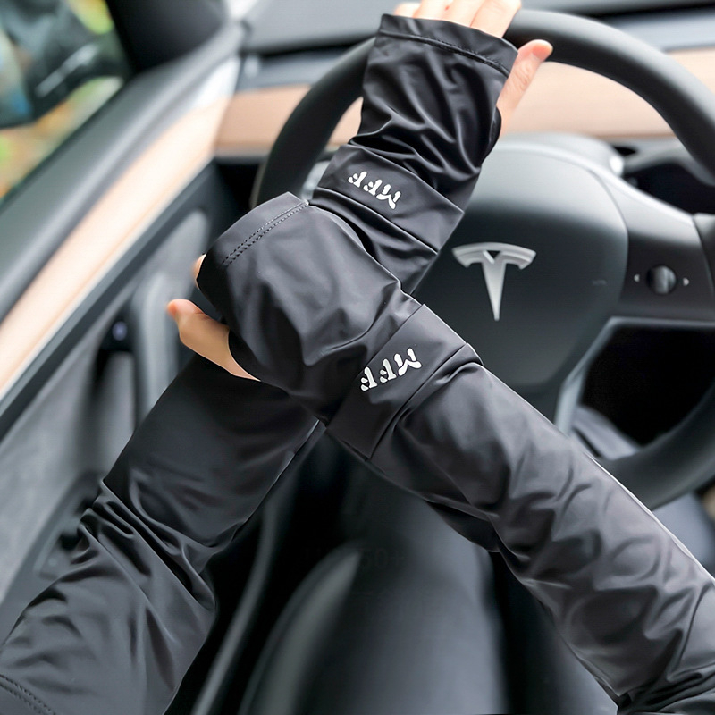 Suvised jääsiidist varrukad meestele 2024. aasta päikesekaitsega jäävarrukad, UV-vastased käekaitsed, hingavad päikesevarjud