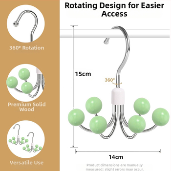 Kuueküünisega konksuga majapidamises kasutatav multifunktsionaalne riidepuu aluspesu hoiustamise ese ühiselamu garderoob 360 kraadi pöörlev konks