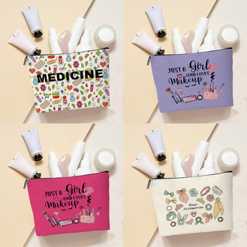 Slaugytojos tematikos stilingas fortepijono klavišų ir natų kosmetinis krepšys, lengvas ir patvarus poliesterio daiktų laikymo krepšys su užtrauktuku, muzikantas