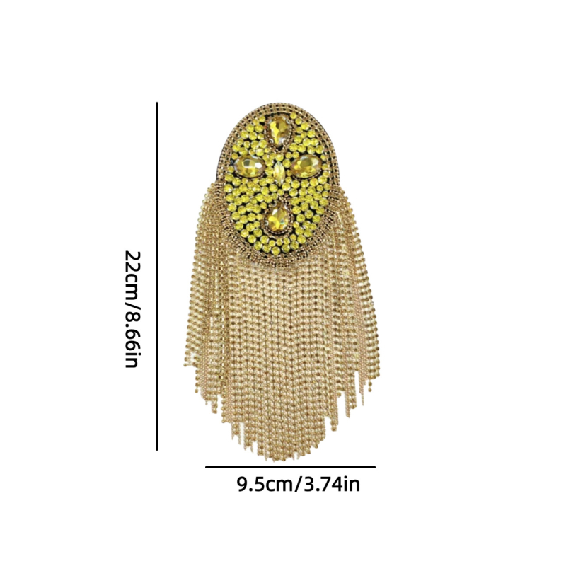 Käsitsi valmistatud helmestega Briti vintage punk stiilis metallist tutiga õlapaelad, korsaažiga rõivaste kaunistused, isetegemise aksessuaarid