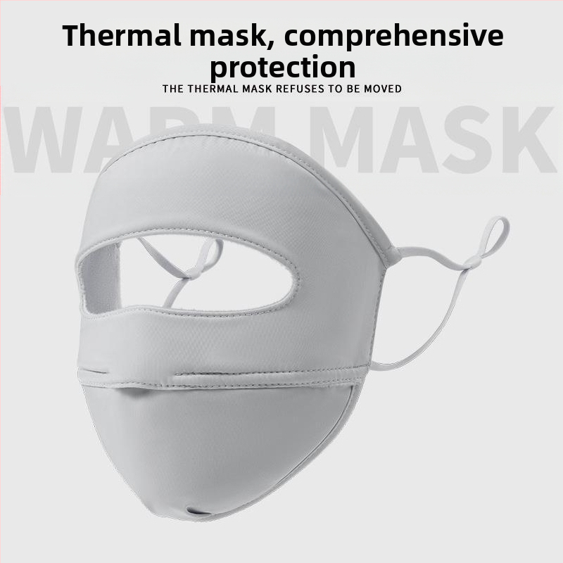 2025. aasta uus talvine tuule- ja külmakindel mask, sügis- ja talve soe fliisvoodriga paksendatud jalgrattasõidunäomask naistele, täisnägu sügiseks ja talveks