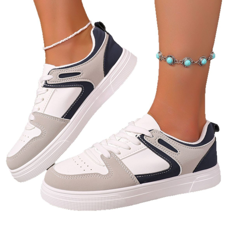 Valged kingad 2025. aasta piiriülesed uued lamedad tossud, paeltega, madala säärega, väliskaubanduse suured moespordi vabaajajalatsid naistele