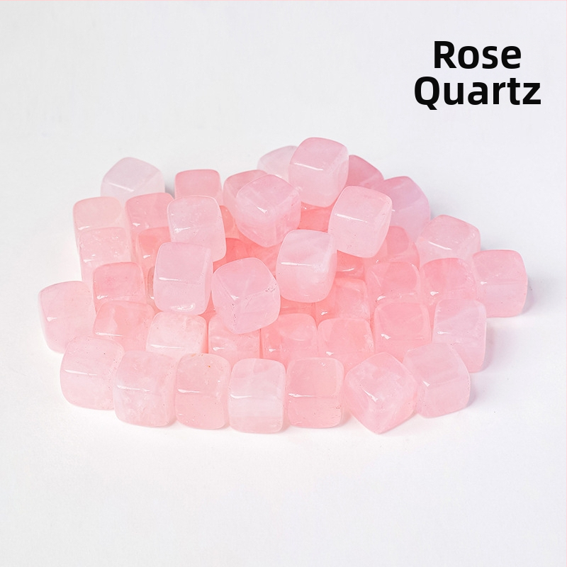 Naturaalne kristall, originaalkivi, 13 mm, ruudukujuline, värviline, kristall, poolvääriskivi, kristallist demagnetiseeritud kivi, kalapaagi dekoratiivsed kaunistused