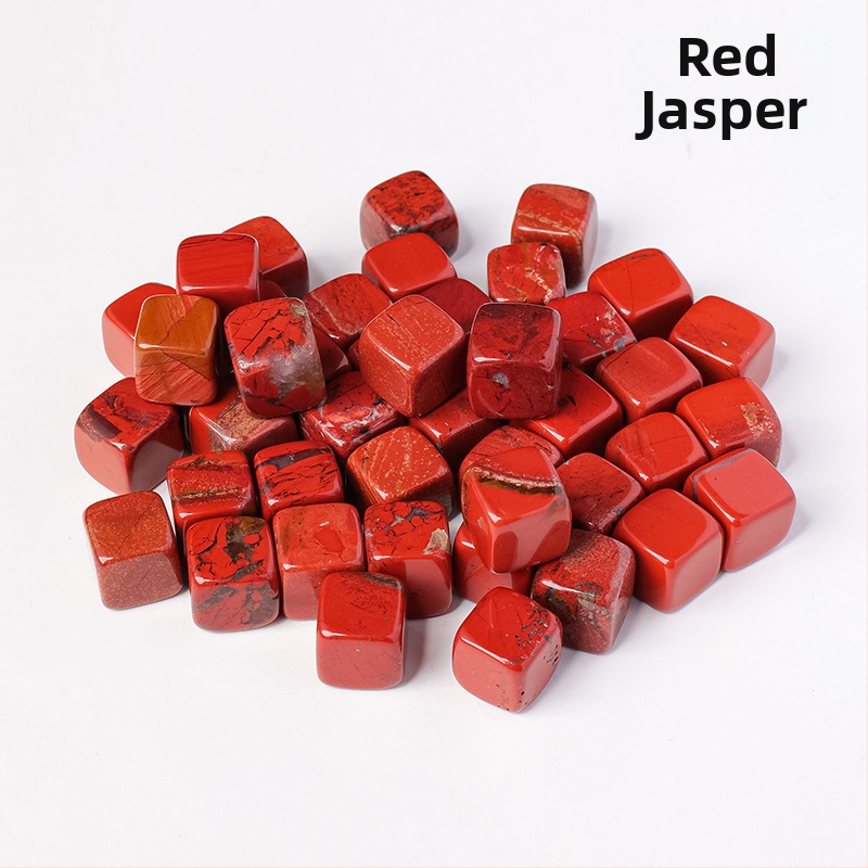 Naturaalne kristall, originaalkivi, 13 mm, ruudukujuline, värviline, kristall, poolvääriskivi, kristallist demagnetiseeritud kivi, kalapaagi dekoratiivsed kaunistused