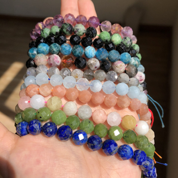 Amazon Diamond Faceted Tourmaline Beads Loose Beads Μικτή παρτίδα DIY Κοσμήματα Αξεσουάρ Χονδρικής