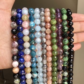 Amazon Diamond Faceted Tourmaline Beads Loose Beads Μικτή παρτίδα DIY Κοσμήματα Αξεσουάρ Χονδρικής